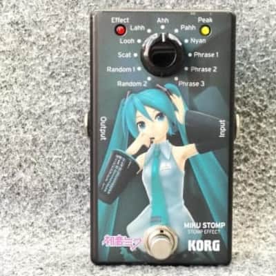 Korg Miku Stomp Electric Guitar Effector Pedal Miku Hatsune Vocaloid image 1