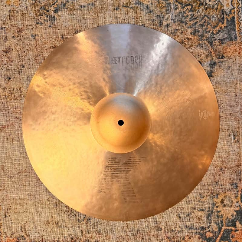Zildjian K SWEET CRASH 18” A THIN ONE at 1295 g  DON’T Pay $450 For A Guess! Listen! image 1