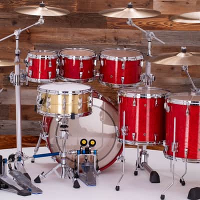 YAMAHA PHOENIX PHX 6 PIECE DRUM KIT, TEXTURED RED GARNET image 15