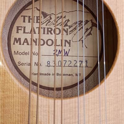 Flatiron 2MW mandolin, 1983 image 12