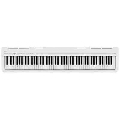 Kawai ES120 88-Key Portable Digital Piano with Speakers, Elegant White image 1