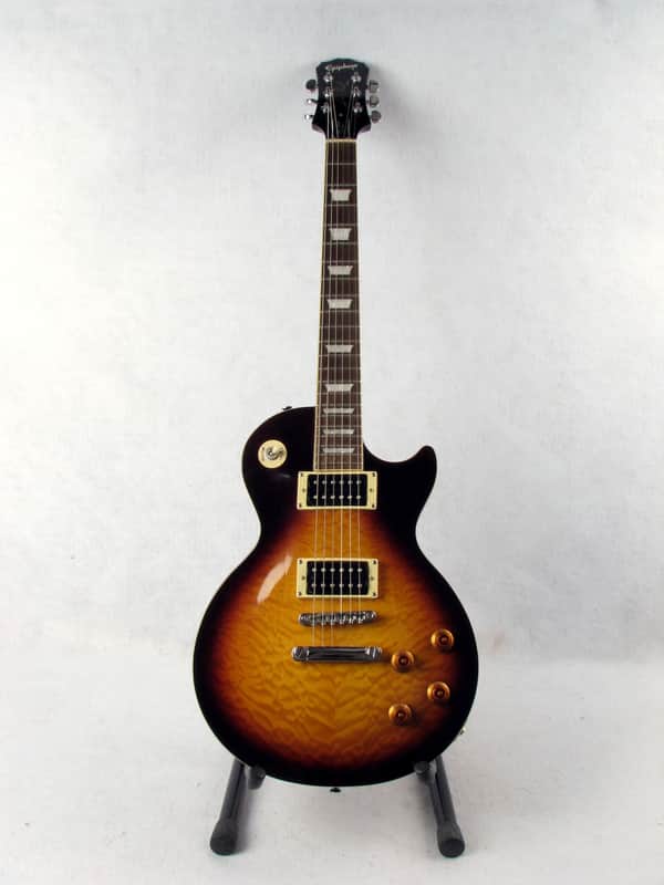 Epiphone Les Paul Classic 2005 Vintage Sunburst Quilted Maple Top