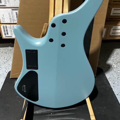 Ibanez Bass Workshop EHB600 Electric Bass Guitar - Purist Blue Matte image 5