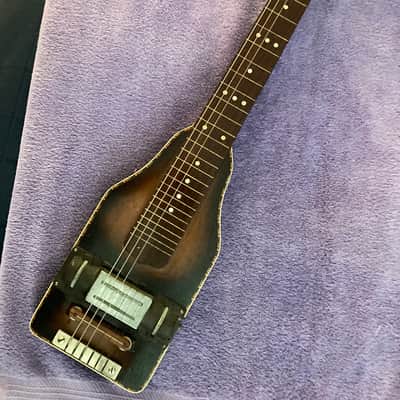 Regal LAP STEEL 40's ? - ANTIQUE BROWN SUNBURST Good Condition image 1