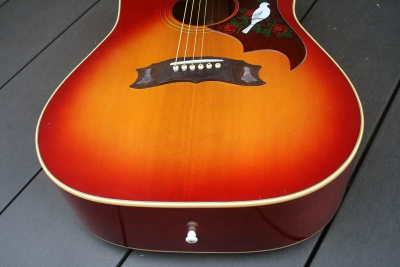 Morris Dove Replica WD25 1975 Cherry Sunburst | Reverb
