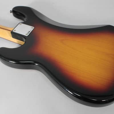 2012 Fender Standard Precision Bass MIM Sunburst Finish image 11