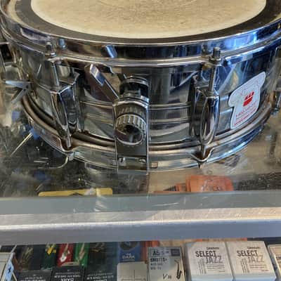 Consignment 1960s Astro MIJ Chrome over Steel Snare Drum - 14x5.5" (De La Cruz, B.) image 2