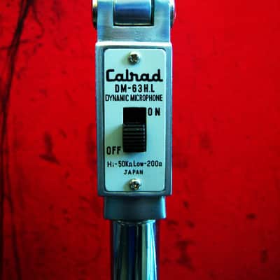 Vintage 1960's Calrad DM63 dynamic omni-directional microphone Dual Z / Hi Z harp mic w accessories Olson Lafayette image 10