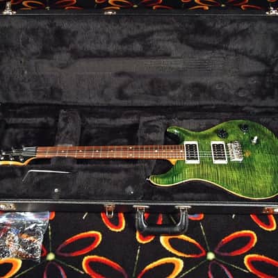 1992 Paul Reed Smith PRS CE-24 Flame Top ~ Vintage Pre-factory ~ Emerald Green image 14