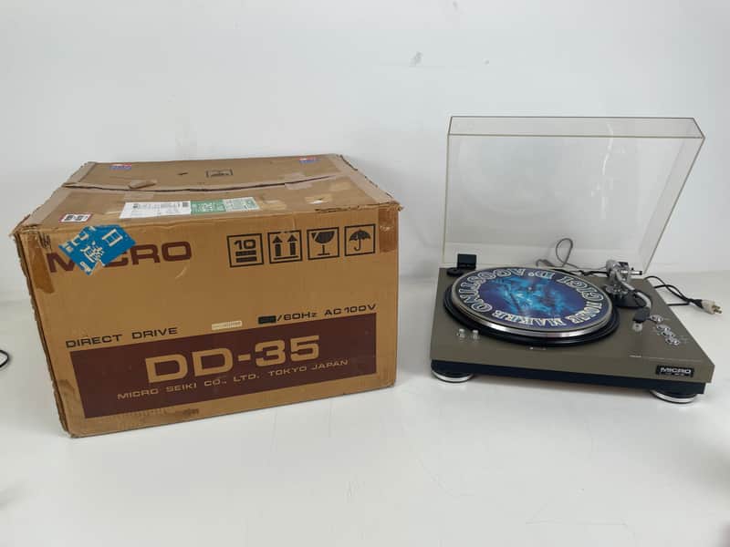 Micro Seiki - DD-35 - Turntable 110V! - Imported from Japan - Original Box & Manual image 1