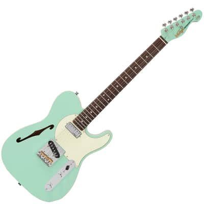 Vintage V72 ReIssued Electric Guitar - Ventura Green (V72VG) image 3