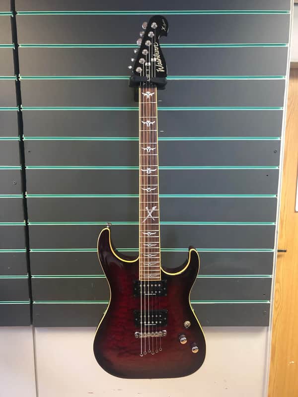 Washburn X-50 Quilted Wine Burst 2004 Electric Guitar image 1