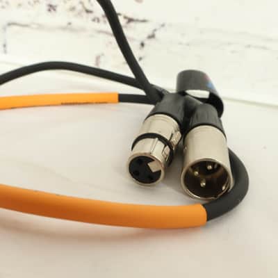 Lot of 4 3 pin XLR Low Impedance Microphone Cables image 2