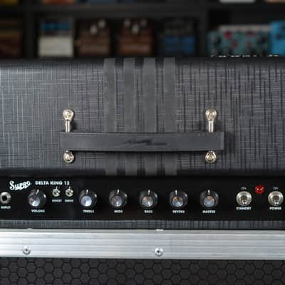 Supro 1822R Delta King 12 15-Watt 1x12" Guitar Combo 2021 - Present - Black / Black Stripes image 7