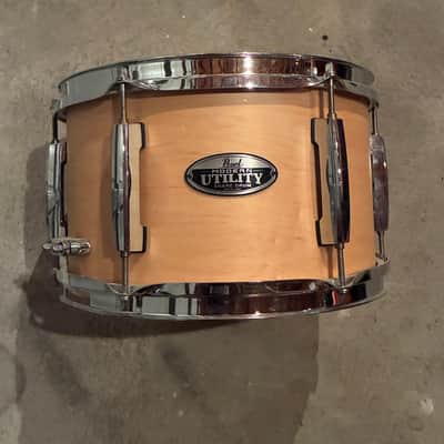 Pearl MUS1270M/C224 Modern Utility 12x7" Maple Snare Drum 2010s - Matte Natural image 1