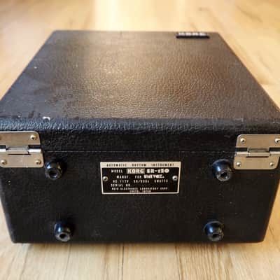 1976 Korg Univox SR-120 Vintage Electronic Drum Machine Mini Pops MP-120P image 7