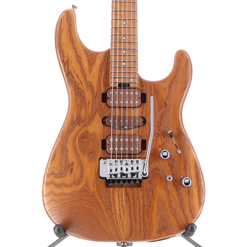 Charvel Guthrie Govan Signature HSH Caramelized Ash, Caramelized Flame Maple Fingerboard, Natural (BB12) (00342)