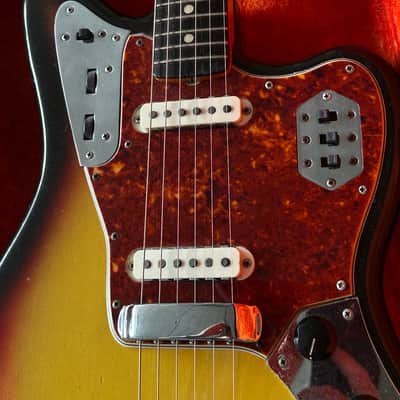 1965 Fender Jaguar L Series Sunburst All Original with Case image 12