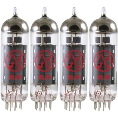 JJ Tesla JJ-EL84 Matched Quad Power Amp Tubes image 1