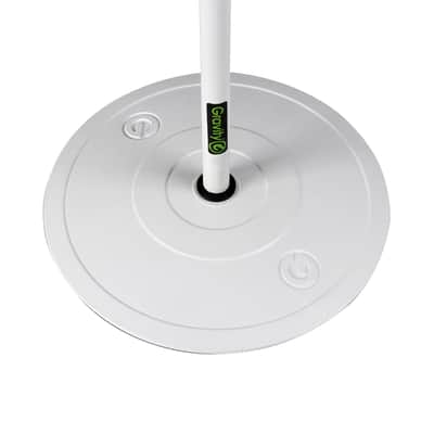Gravity GMS23W DJ Pro Audio Microphone Stand w/Round Base in White + XLR Cable image 6