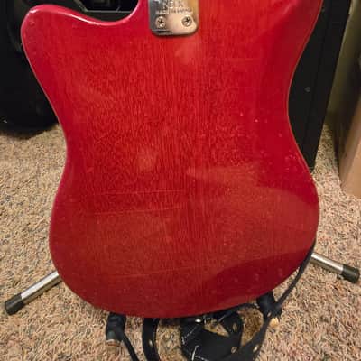 Tempo Hot Rod guitar 1960s - Chery Red image 3