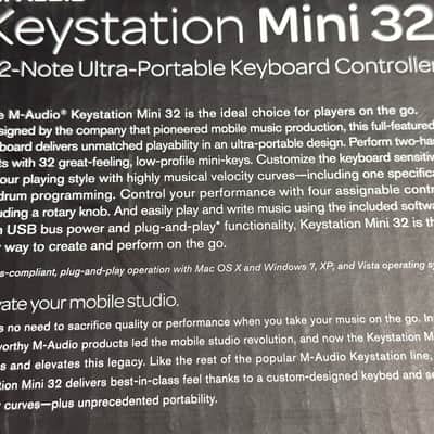 M-Audio Keystation Mini 32 MIDI Keyboard Controller 2011 - 2018 - Grey image 14