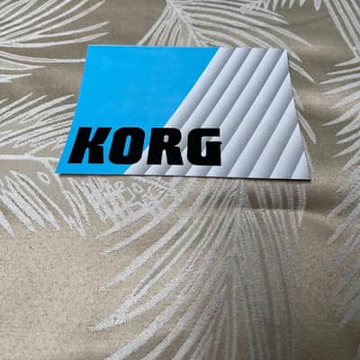 Vintage 1986 Original Korg MPK-130 Warranty Card and USA Authorized Service Centers Sheet image 2