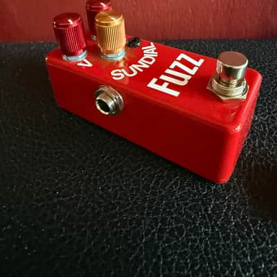 Mini 1590a PedalPCB (Clone of Analogman Sunface) 2026 Red Powder coated 2 BC108s! image 6