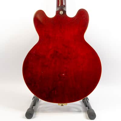 Epiphone Riviera Custom P93 Semi-Hollow Electric Guitar Wine Red w/ Bigsby P90s Bild 2