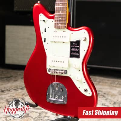 Fender Vintera III Mid '60s Jazzmaster Electric Guitar - Candy Apple Red with Gig Bag image 1