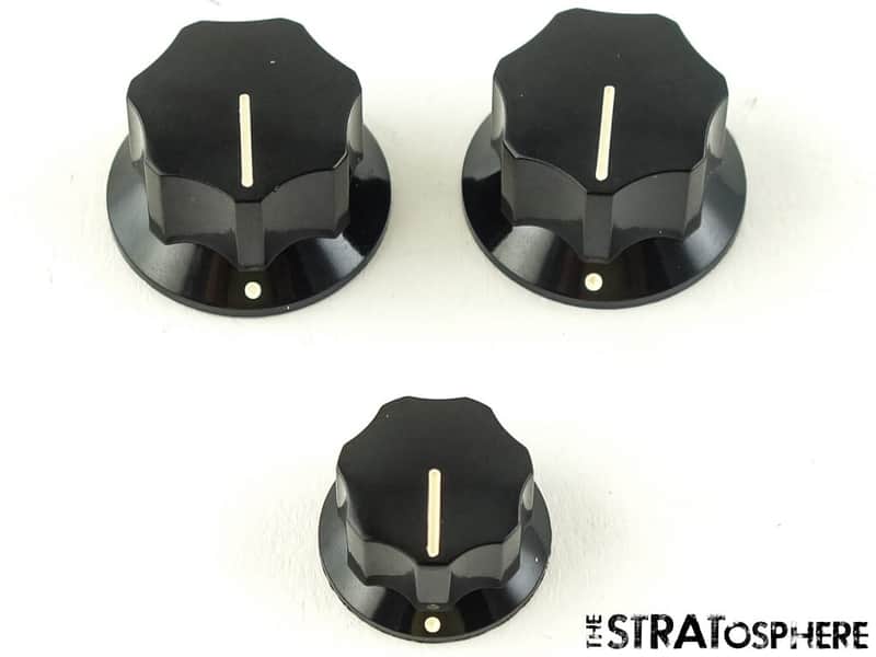 Fender American Performer Jazz J Bass 3 GUITAR KNOBS Control Volume Tone! image 1