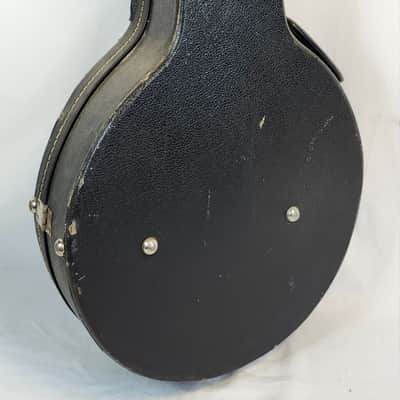 Vintage Iida 240P Plectrum Banjo, Masterclone, Archtop Tone Ring, Japan, 1970s, Mahogany Resonator, Pickup Mod, w/HSC image 24