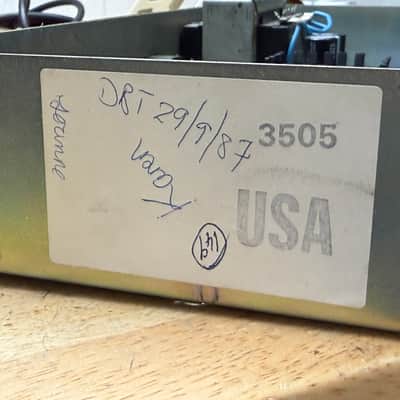 SERVICED Vintage Marshall 3505 Micro Bass head Made in England 1987 (Lead 12) image 13