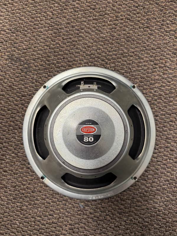 Celestion G12P-80 Seventy 80 12" 80-Watt 8ohm Guitar Amp Speaker 2020s - Silver image 1