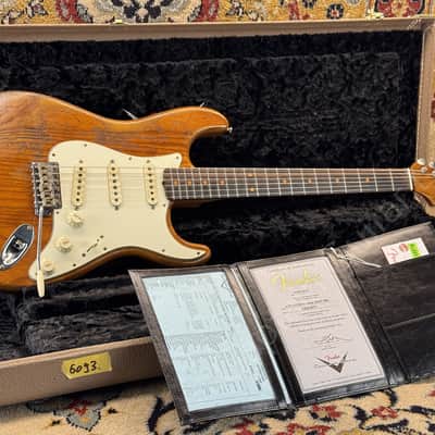 2022 Fender CS - LTD RSTD 61 Strat SHVY REL - ID 6093 image 2