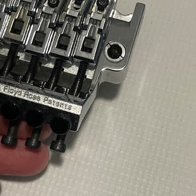 1990's Japan Ibanez S & RG Series Chrome Original Edge Floyd Rose Tremolo Bridge Set image 20