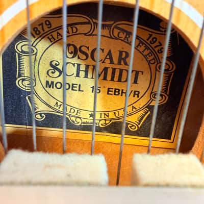 Oscar Schmidt Model 15 EBH/R 15-Chord Autoharp w/ Original Case & 1948 Instruction Book - Made in USA 1970's image 4