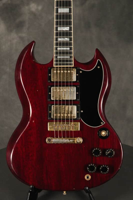 Gibson SG Custom 3 Pickups w/Gold Hardware 1978 Cherry image 1