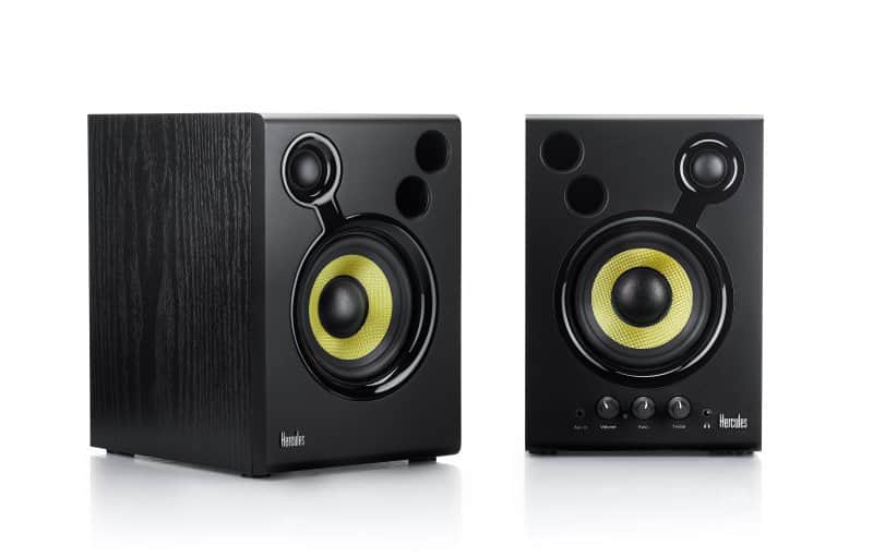 Hercules DJMonitor 42 active studio monitors speakers, pair image 1