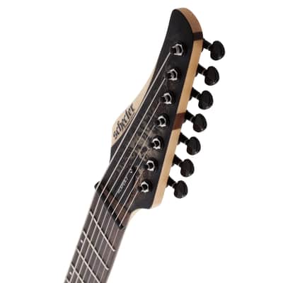 Schecter Reaper-7 MS - Ebony Fingerboard, Satin Charcoal Burst image 3