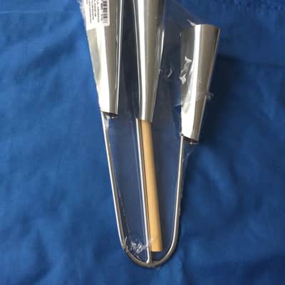 7" 6" 5" Triple Agogo Steel Chromed Professional Hand Percussion Aluminum image 3