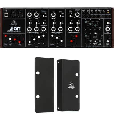 Behringer CAT Desktop Duophonic Analog Synthesizer Module and Rack Ears