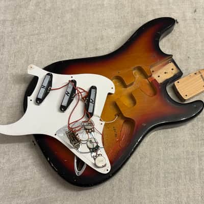 Vintage Harmony H80T Sunburst Strat image 19