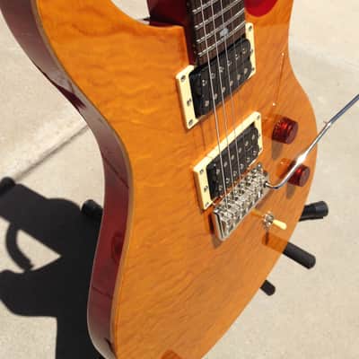 PRS SE Custom 24 Amber Quilt Top image 8