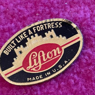 vintage 1959 Lifton case badge logo for Les Paul PAF Burst es 335 L5 175 L5 paf super 400 350 image 4