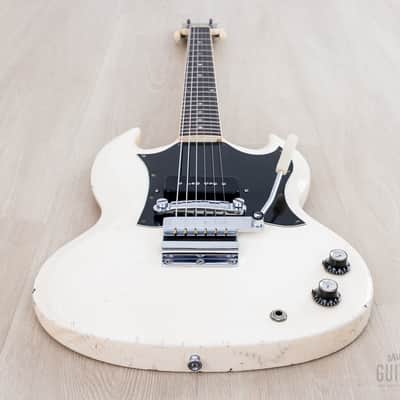 1967 Gibson SG Junior Vintage Guitar Polaris White w/ Case image 11