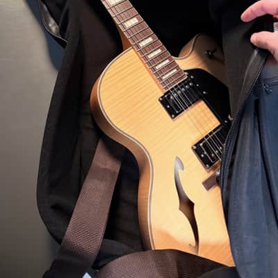 Teton F1433FM 'F' Series Hollow Body Guitar 2010s - Present | Flamed Maple Natural image 3