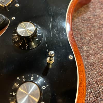 1970's Ovation Breadwinner Brown Mahogany Electric Guitar image 8