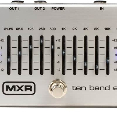 MXR M108S Ten Band EQ Pedal Bundle with Pedaltrain Nano+ 18"x5" Pedalboard with Soft Case image 3