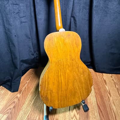 1939 United Elitone Parlor Guitar – Prewar Chicago-Built Vintage Acoustic – Family Owned Since New image 7